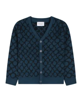 Boys' Long Sleeve Cardigan - Blue