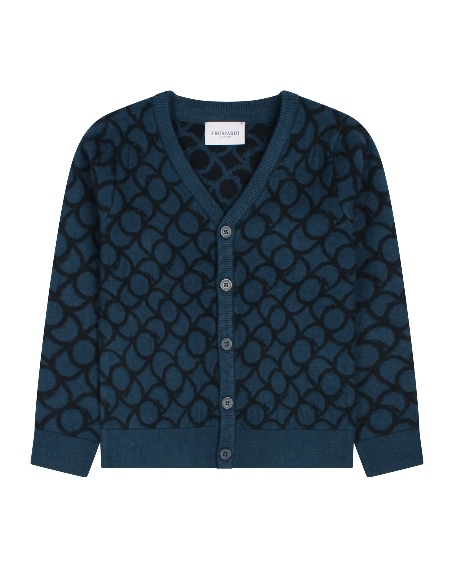 Boys' Long Sleeve Cardigan - Blue