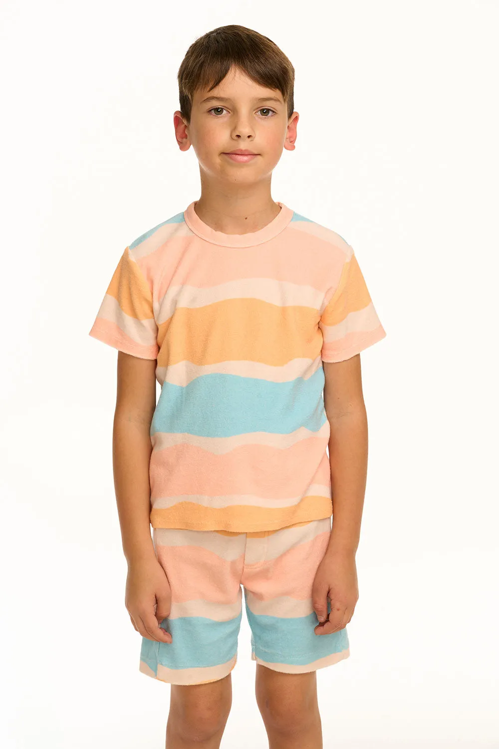 Boy's Wavy Stripe Tee