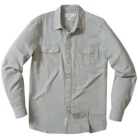 Brando Lightweight Double Cloth Shirt - Wrought Iron