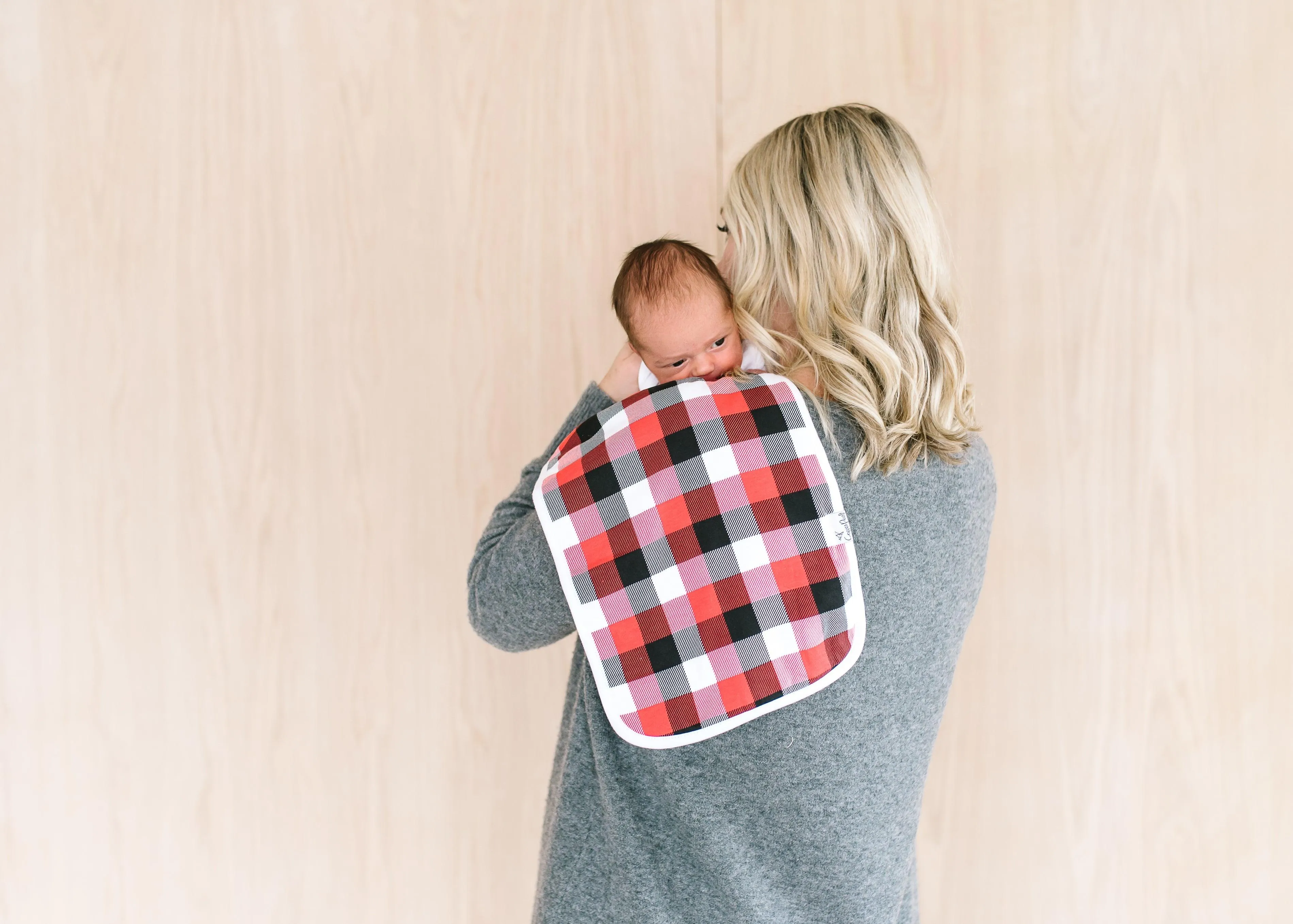 Burp Cloth Set - Lumberjack