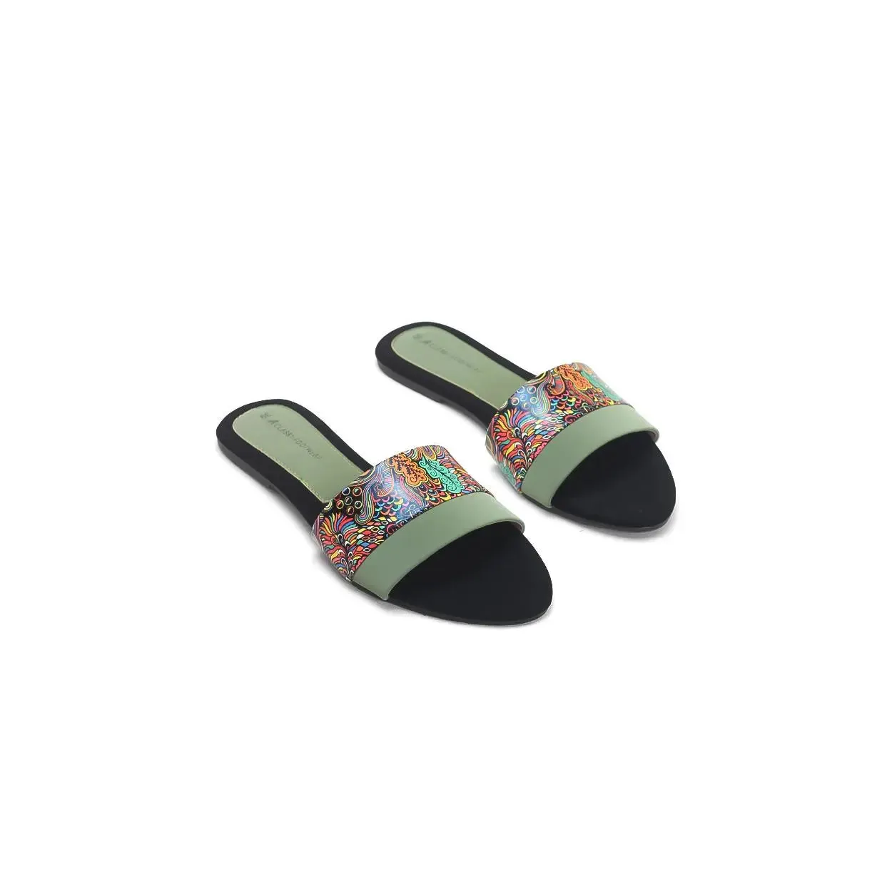 Buy Slip on Embellished Ladies Flat Sandals | Nawabi Shoes BD