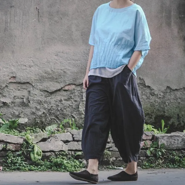 Casual Zen Linen Pants | Lotus