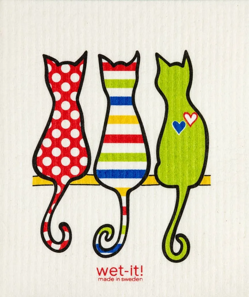 Cat Lover Multi Swedish Cloth