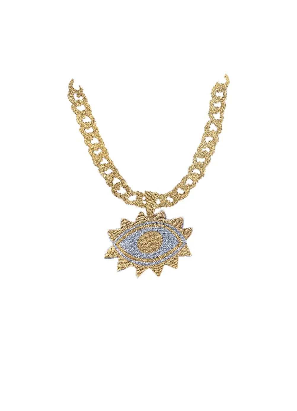 C.bonz Eye Pendant Chain Classic Crew Pullover