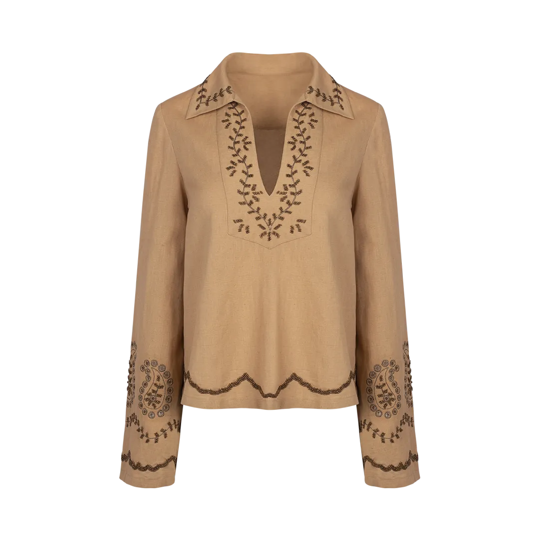 Claire Embroidered Blouse