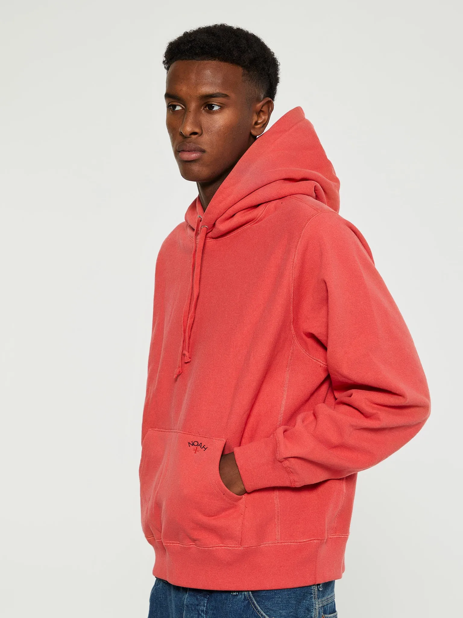 Classic Hoodie in Blush Red