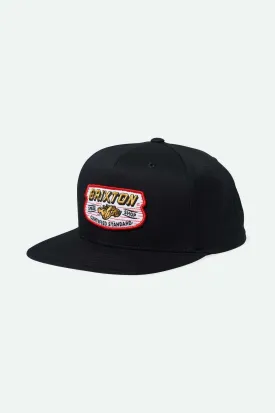 Clayburn Snapback - Black