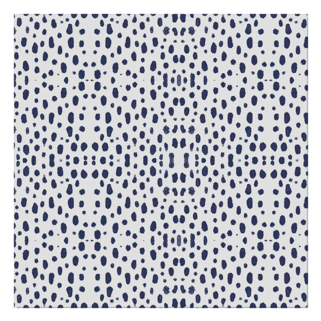 Cloth Napkins - Spots On Spots Navy  Set of 2