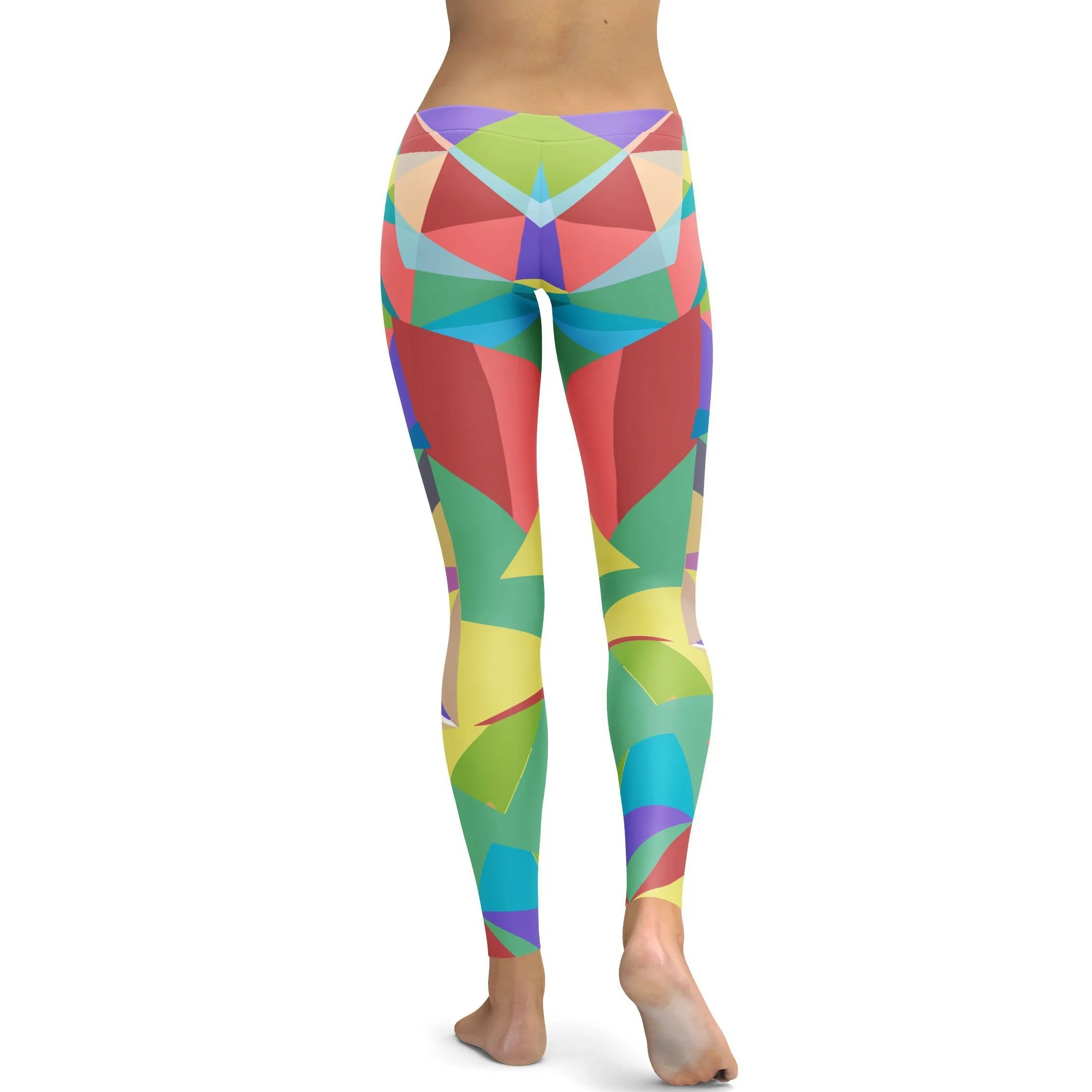 Colored Mosaic Leggings