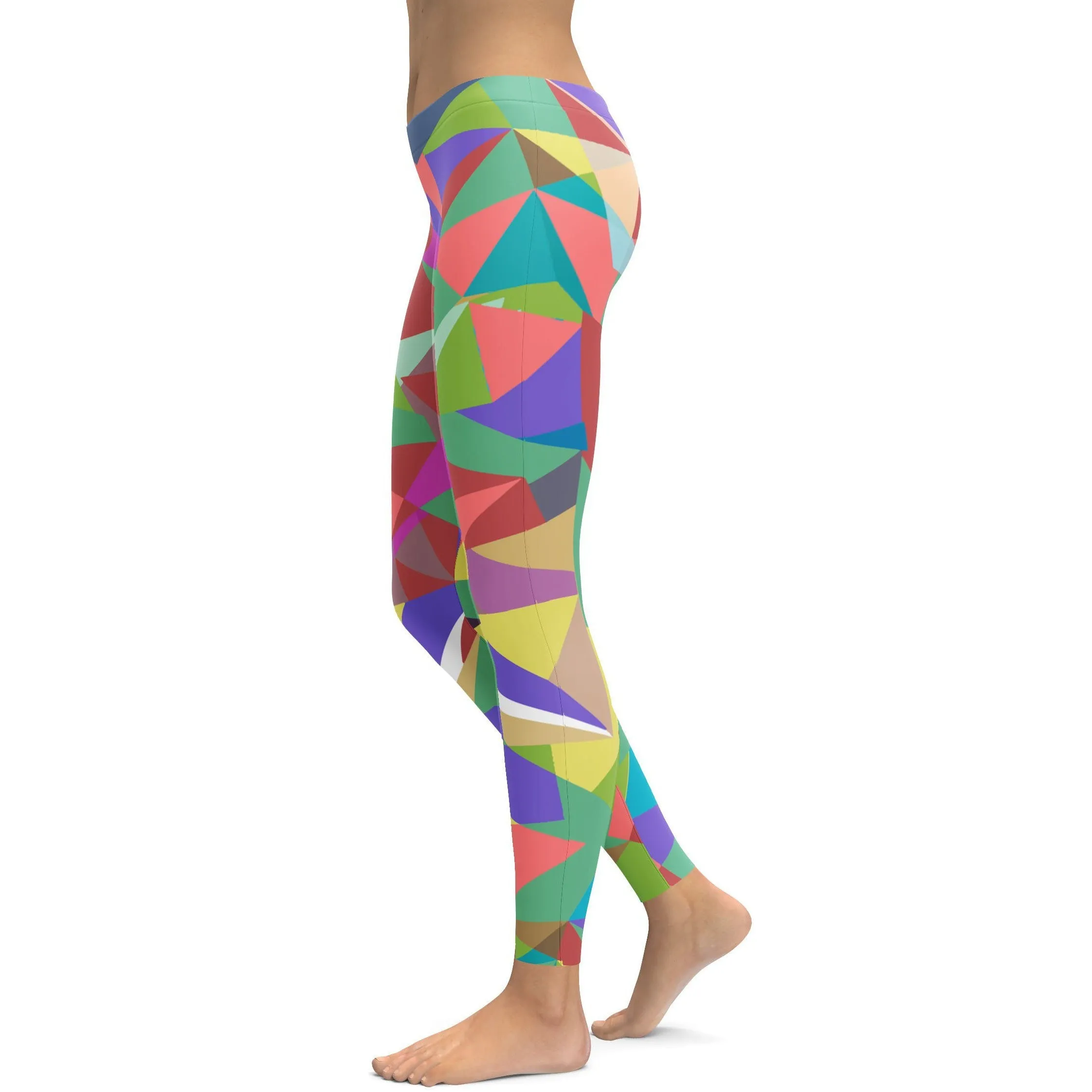 Colored Mosaic Leggings