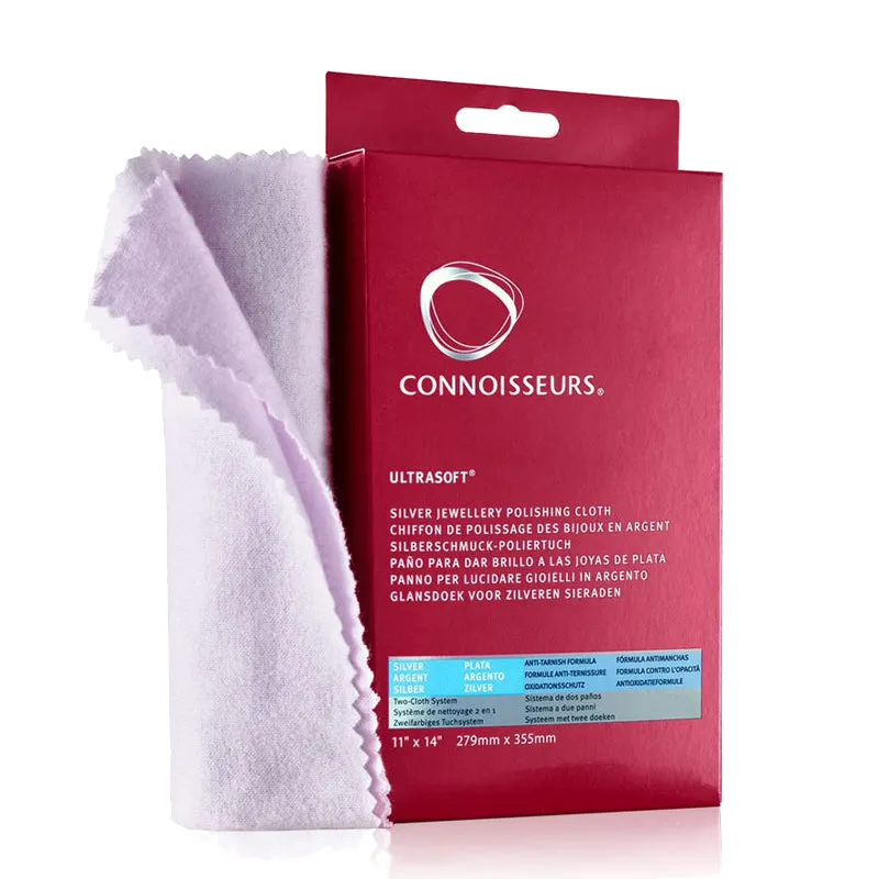 Connoisseurs UltraSoft® Silver Jewellery Polishing Cloth