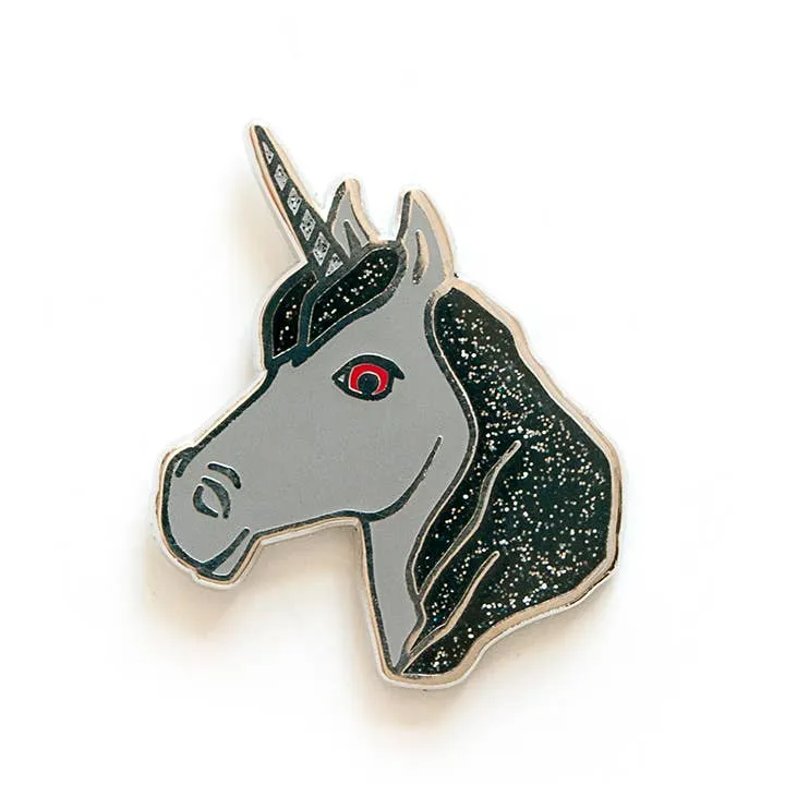 Dark Unicorn Pin (Smarty Pants Paper)