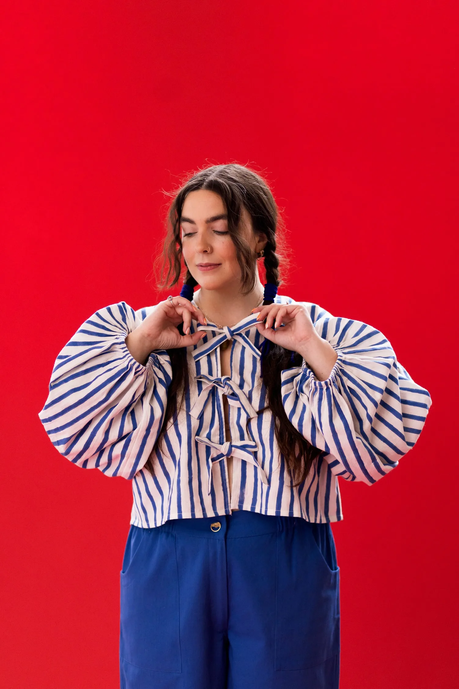 Day Shirt in Blue Stripe