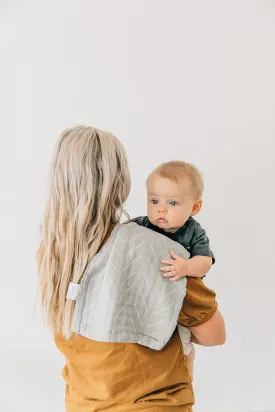 Desert Sage Muslin Burp Cloth