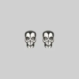 EDIE. Tiny Sterling Silver Skull Studs