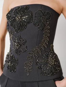 Embroidered Bustier