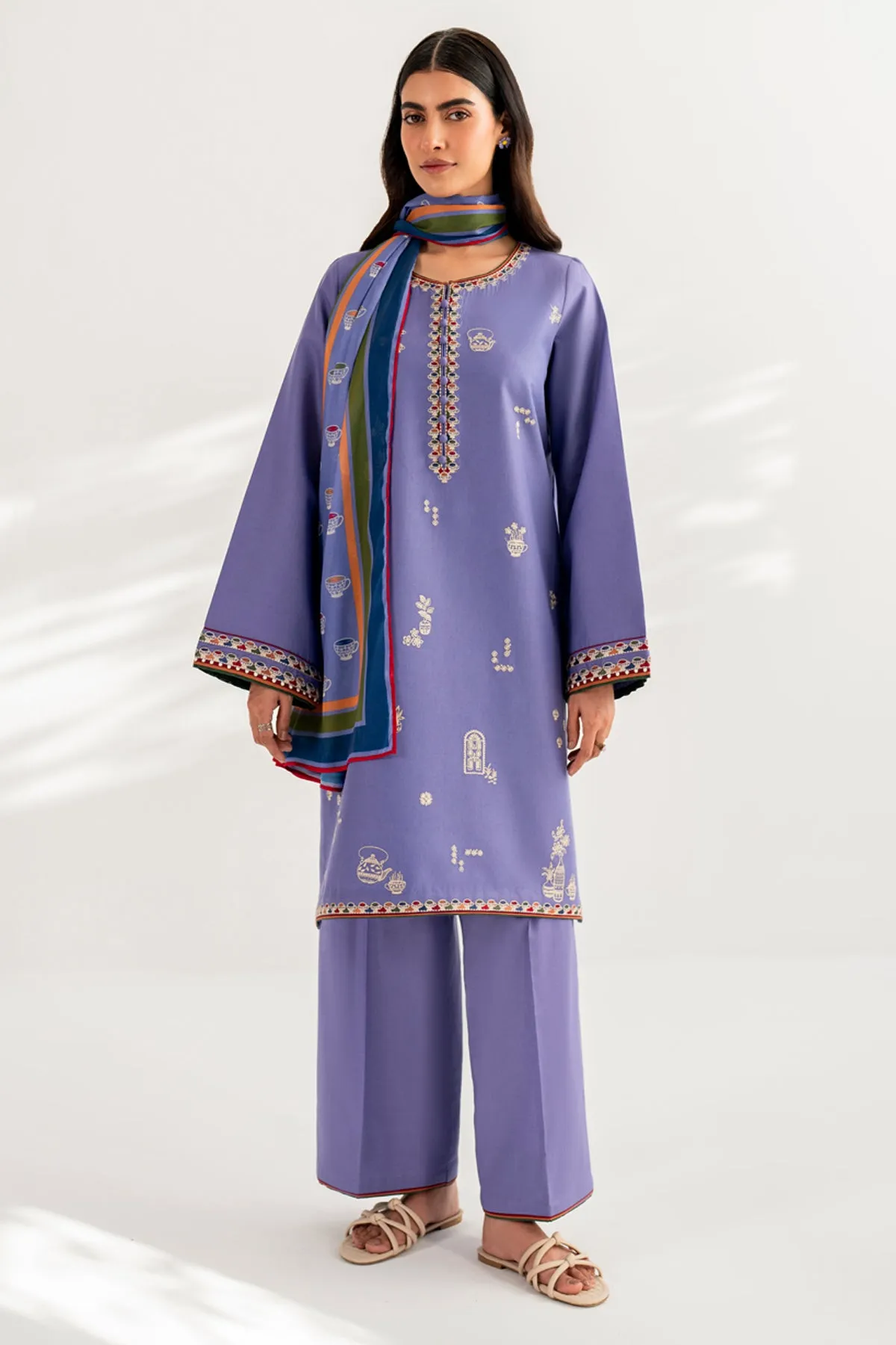 Embroidered Dobby Lawn USE - 9103