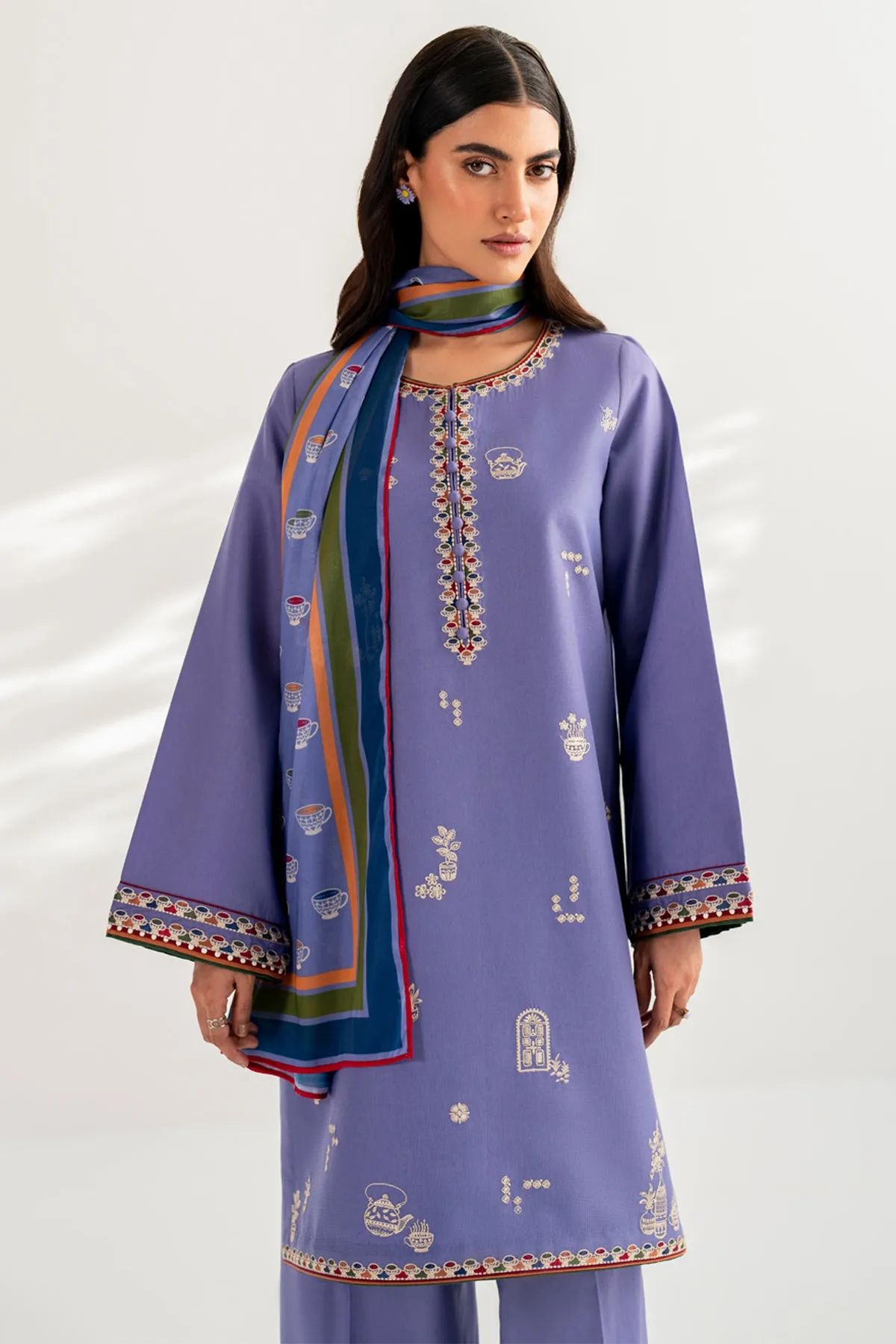 Embroidered Dobby Lawn USE - 9103