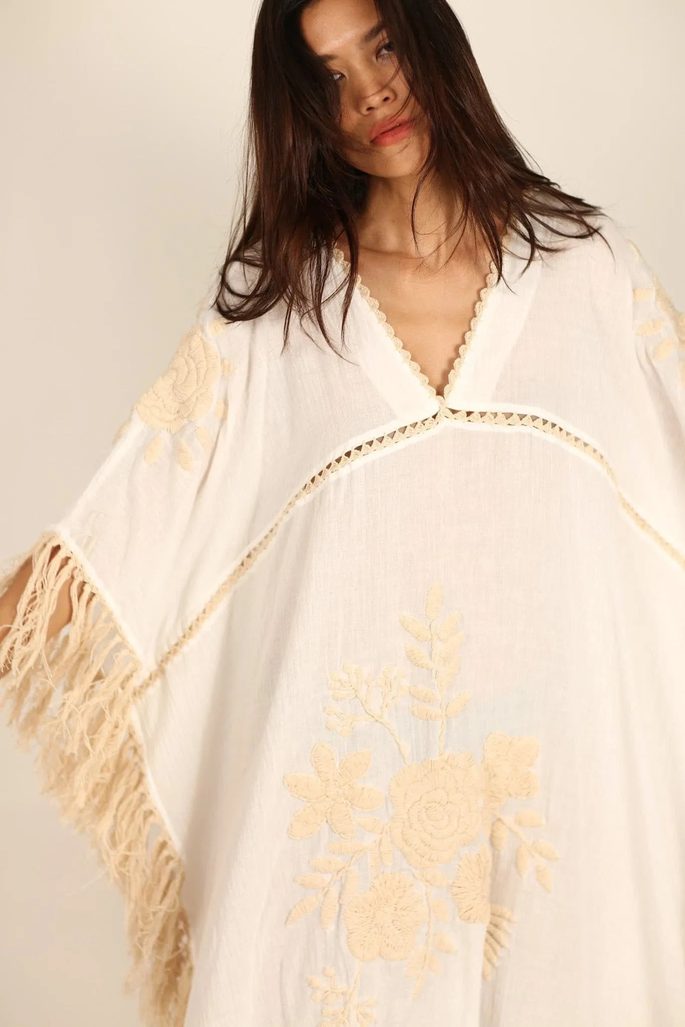 EMBROIDERED KAFTAN CASSI