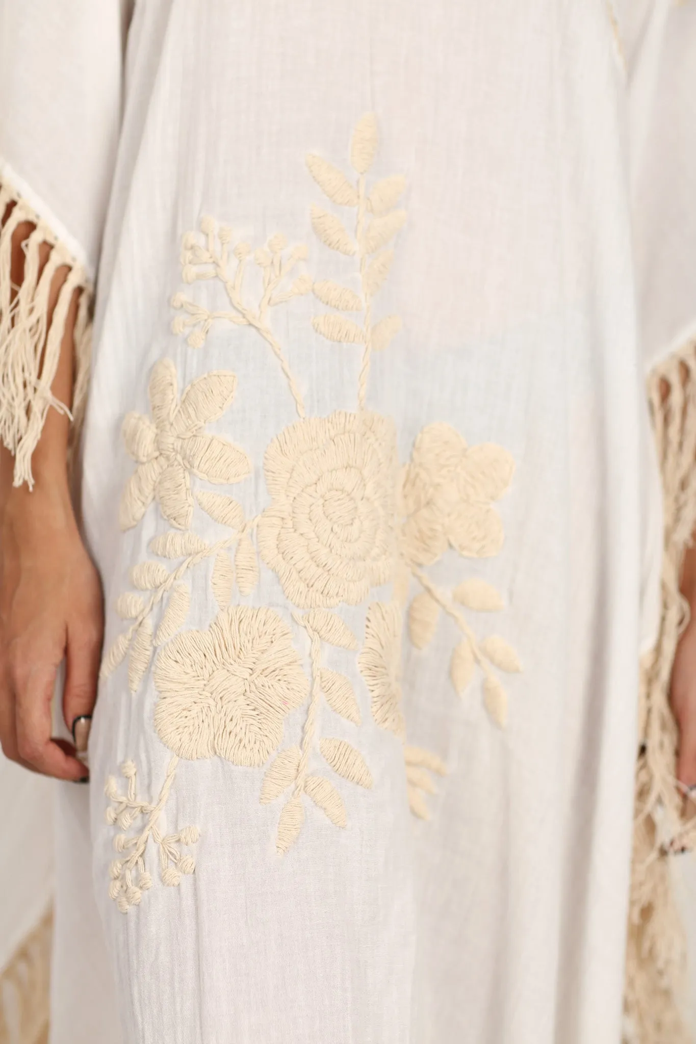 EMBROIDERED KAFTAN CASSI