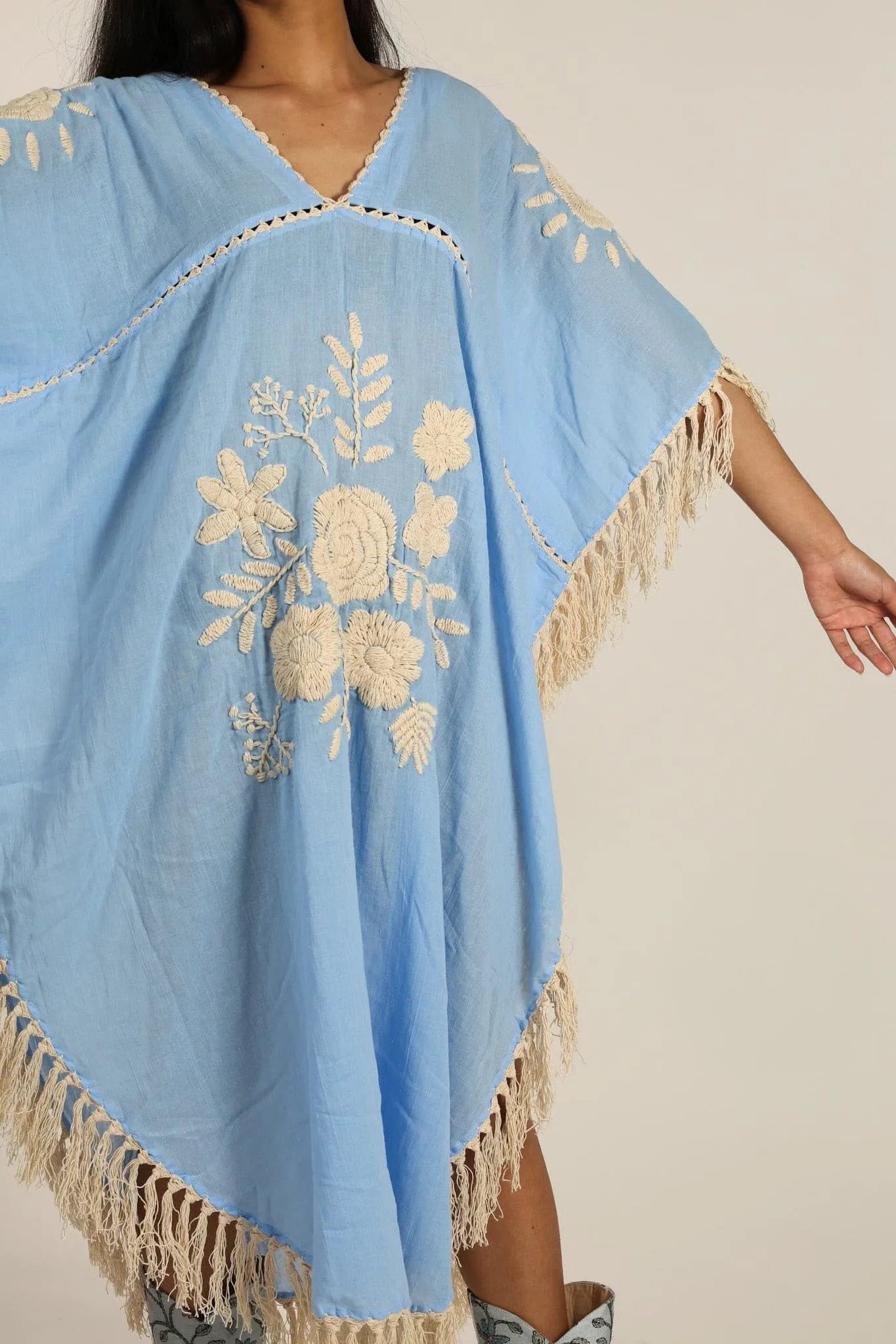 EMBROIDERED KAFTAN CASSI