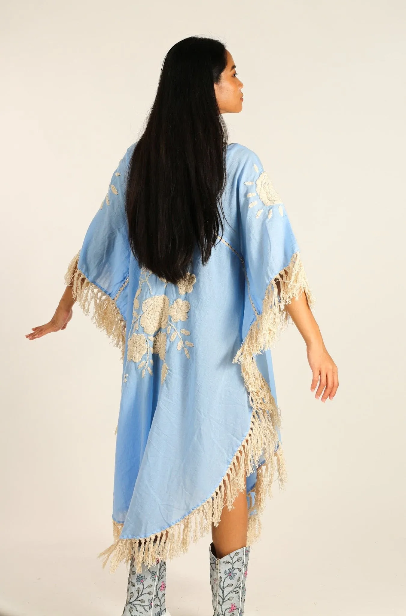 EMBROIDERED KAFTAN CASSI