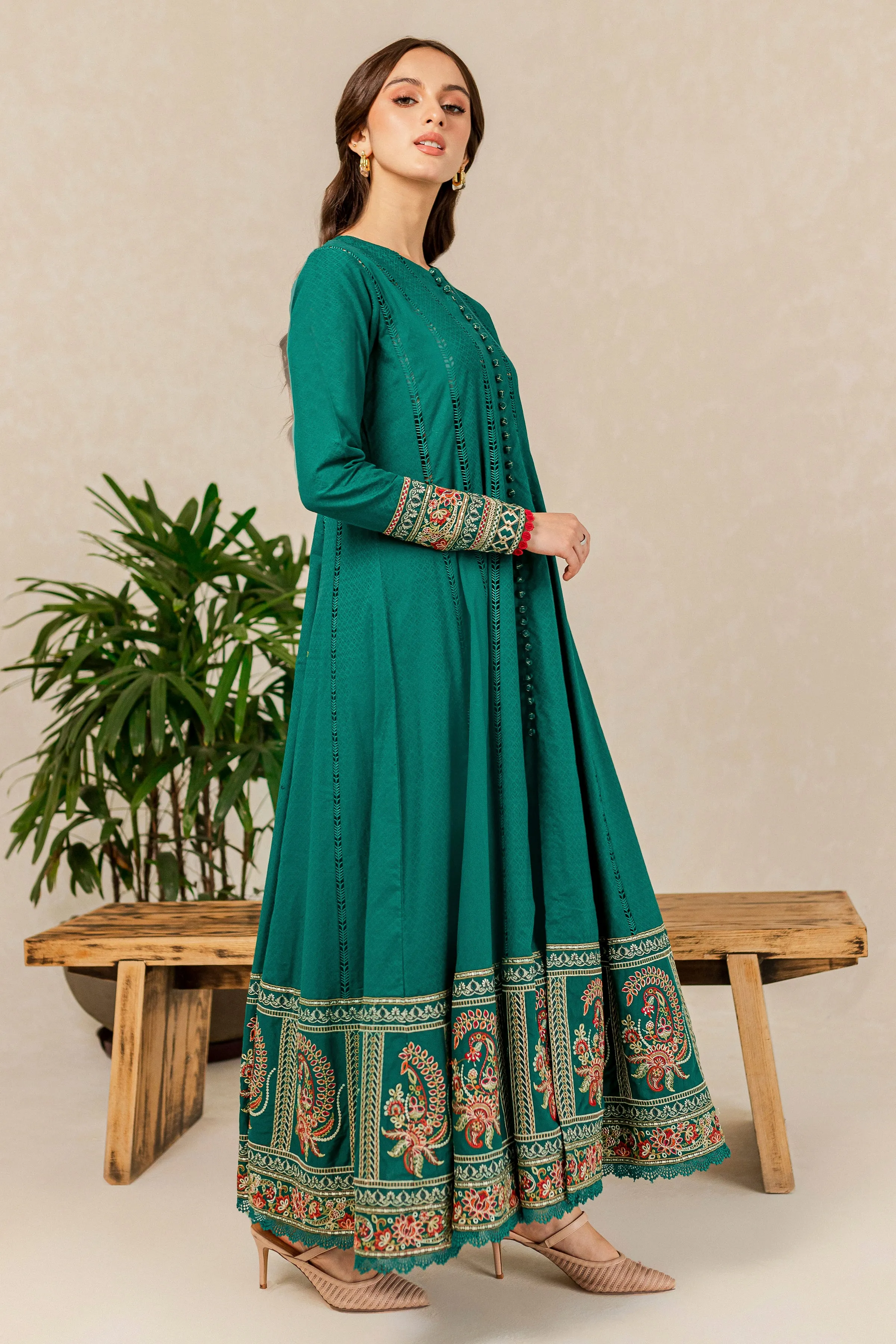 EMBROIDERED LAWN RTW-1127