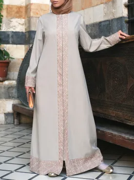 Embroidered Maxi Duster