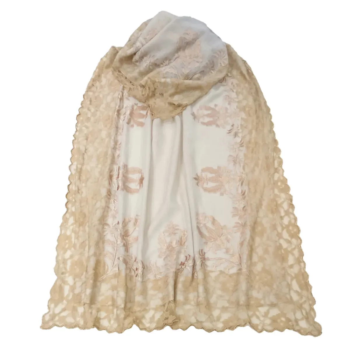 Embroidered Pashmina Cashmere Shawl