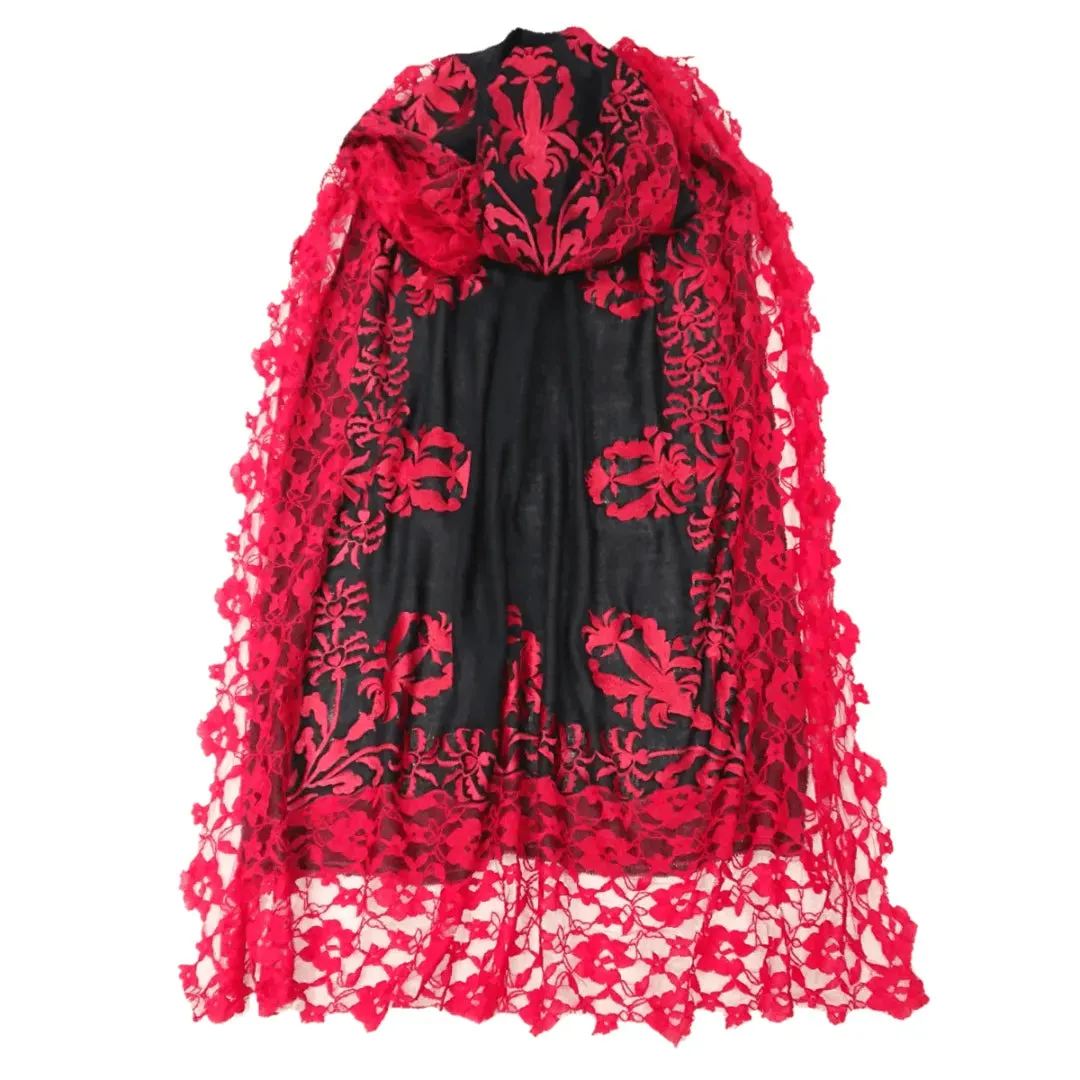 Embroidered Pashmina Cashmere Shawl