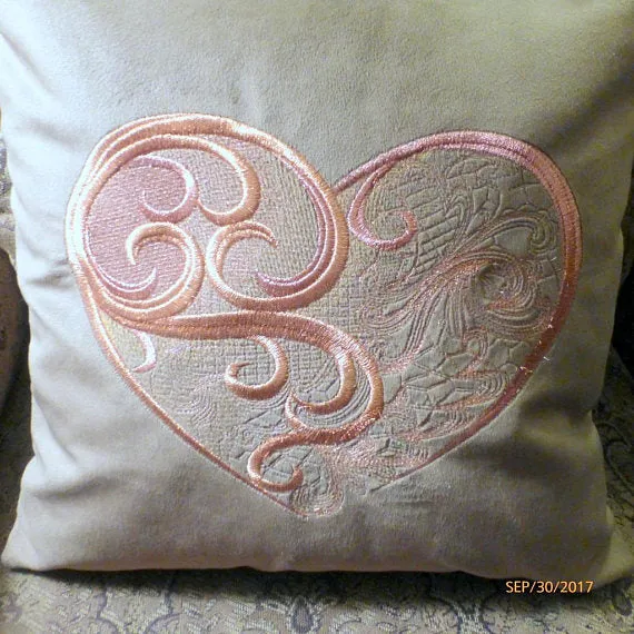 Embroidered Velvet pillow cover, Pillow Covers, velvet pillow