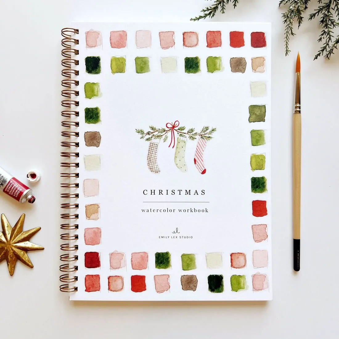 Emily Lex watercolor workbooks