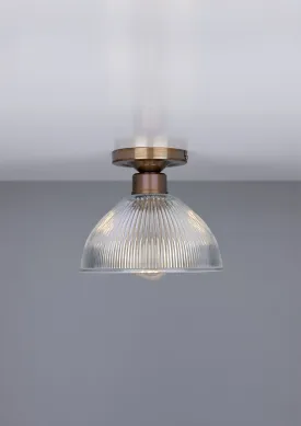 Erbil Prismatic Glass Flush Ceiling Light