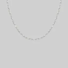 FAYE. Figaro Sunburst Chain - Silver