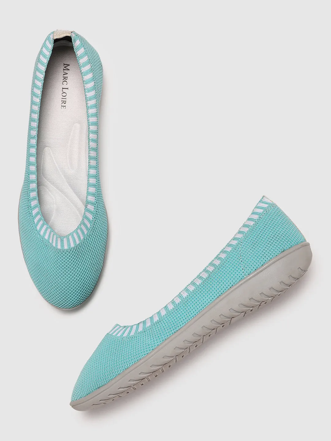 Flatform Ballerinas Woven Design