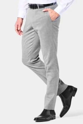 Gray Sharkskin Pants