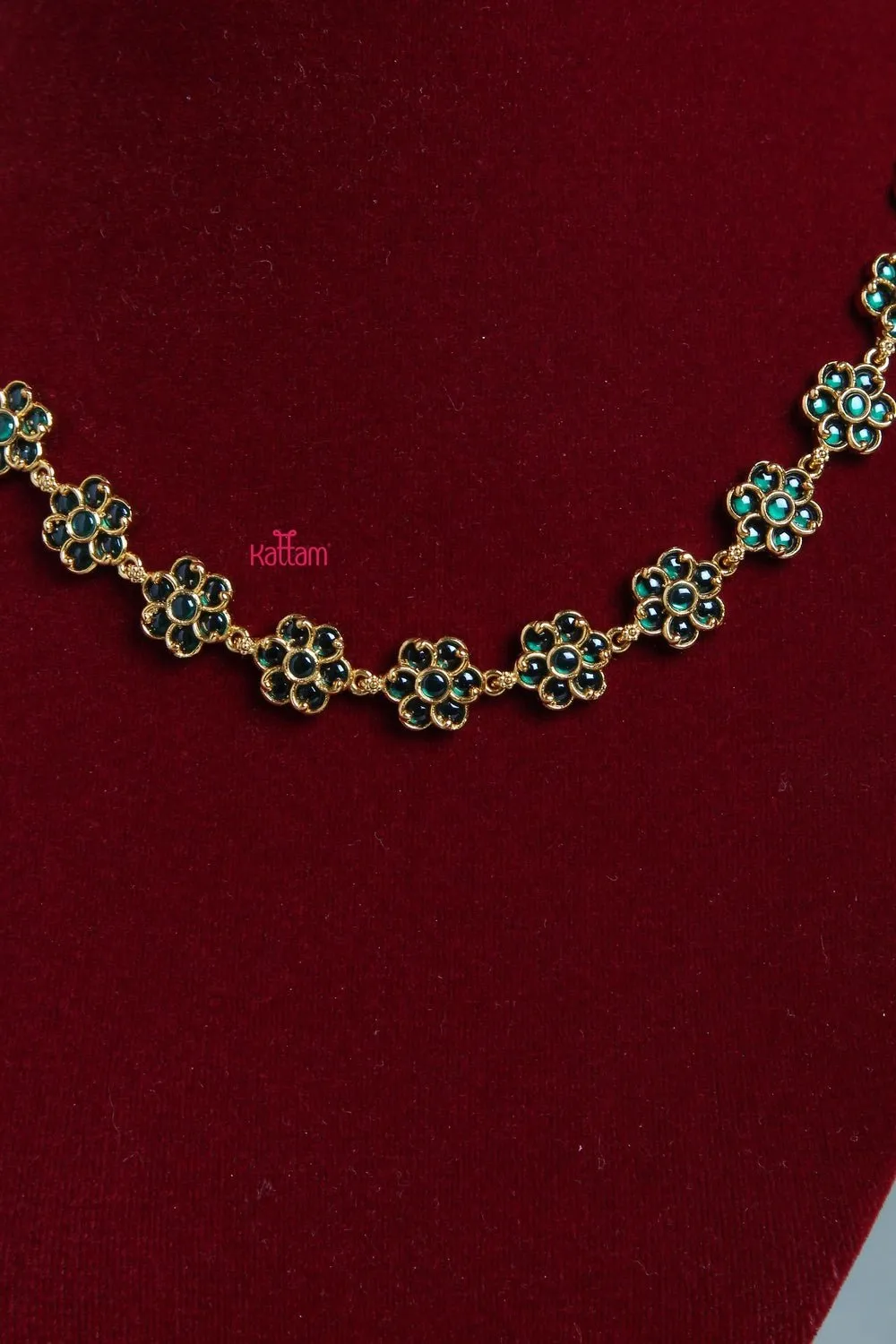 Green Floral Simple Kemp Chain