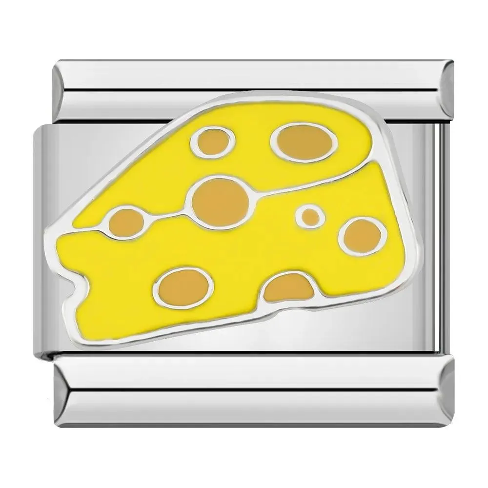 Gruyere Cheese, on Silver