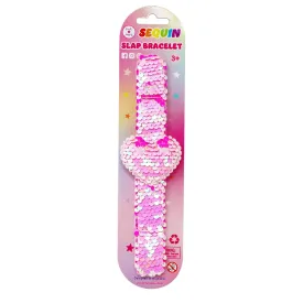 Heart Sequin Slap Bracelet