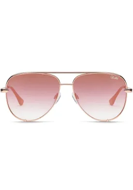 High Key Mini Sunglasses in Rose/Copper Fade