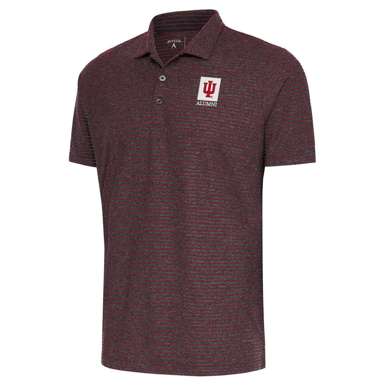 Indiana Hoosiers Esteem Stripe Alumni Polo