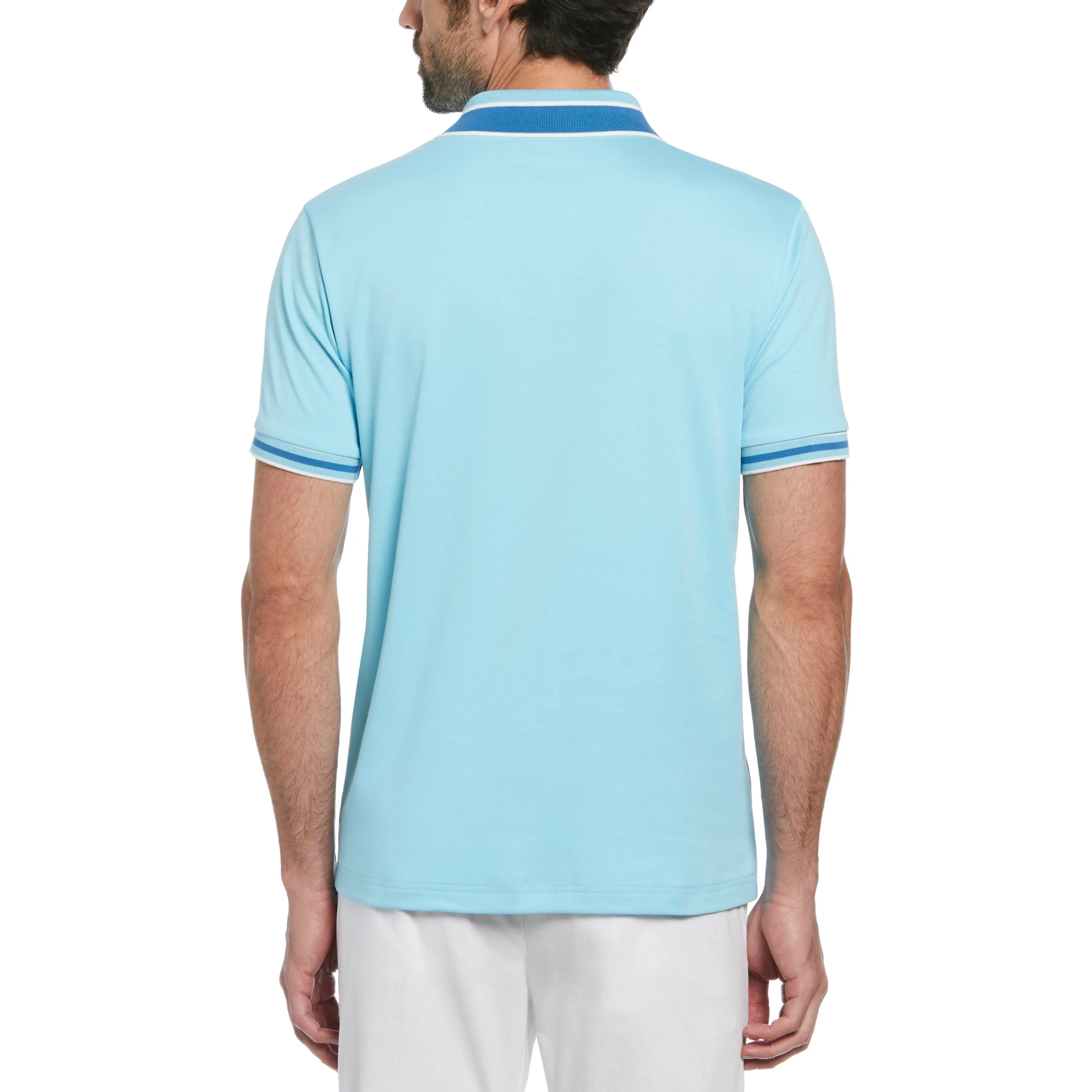 Interlock Novelty Collar Polo