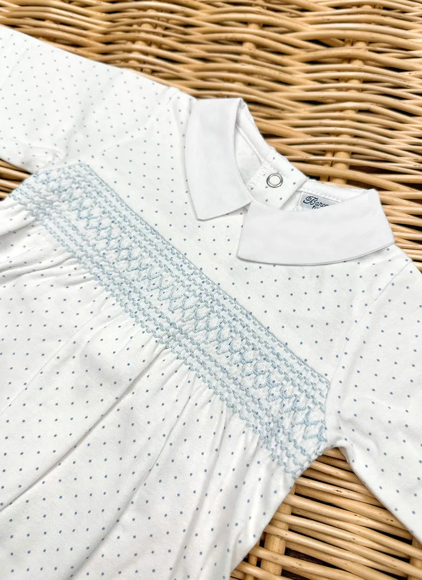 Interlock Sleepsuit Pois