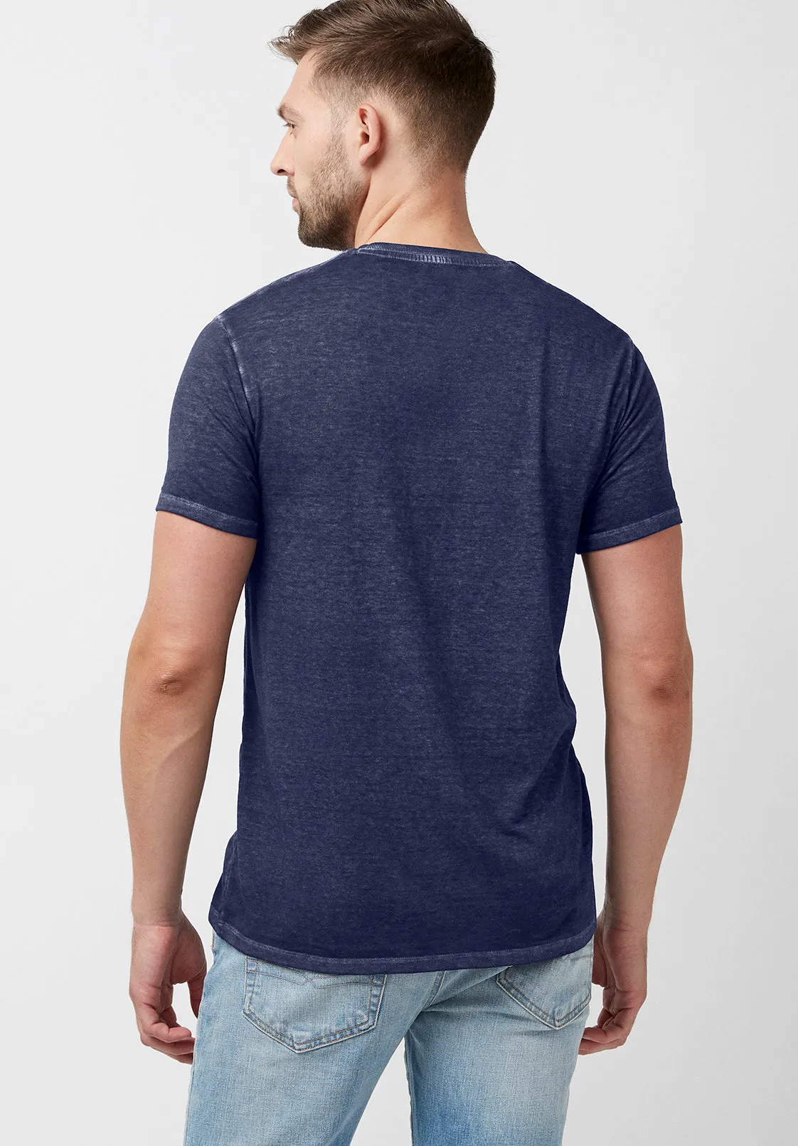 Kathin Faded Navy T-Shirt - BM23968