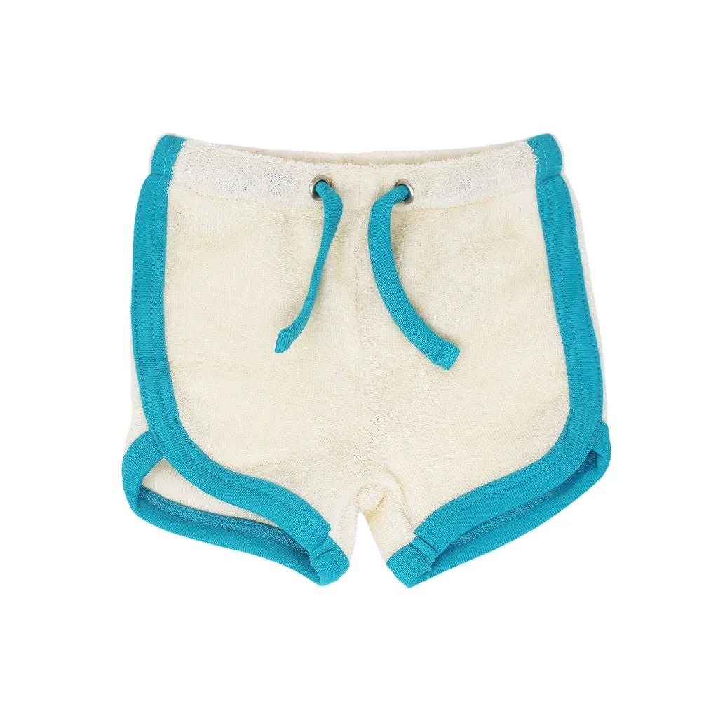 Kids' Organic Terry Cloth Track Shorts