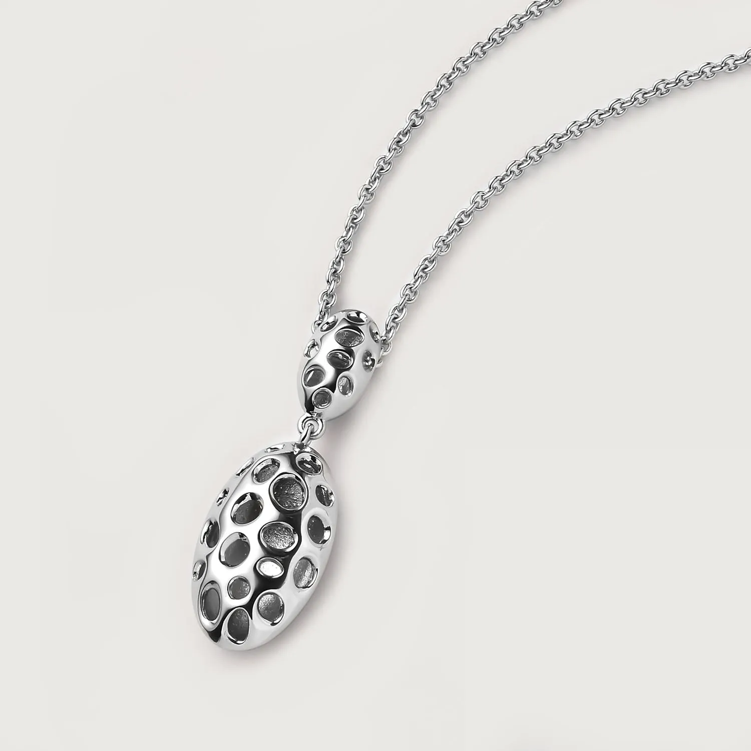 Lattice Pebble Pendant