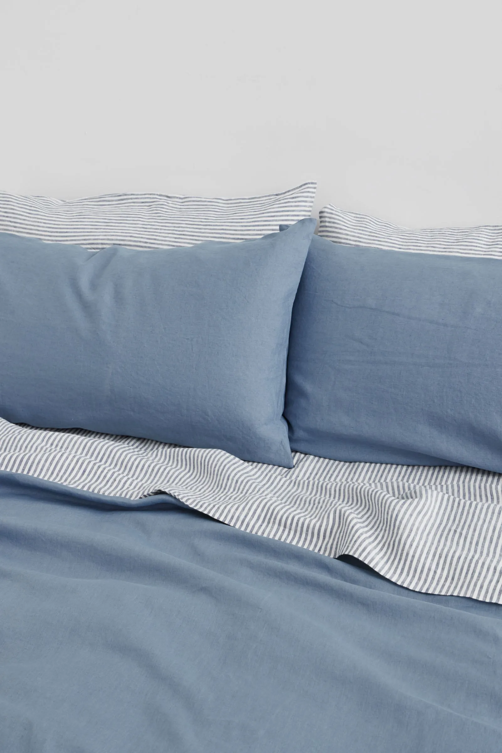 Linen Flat Sheet Ocean