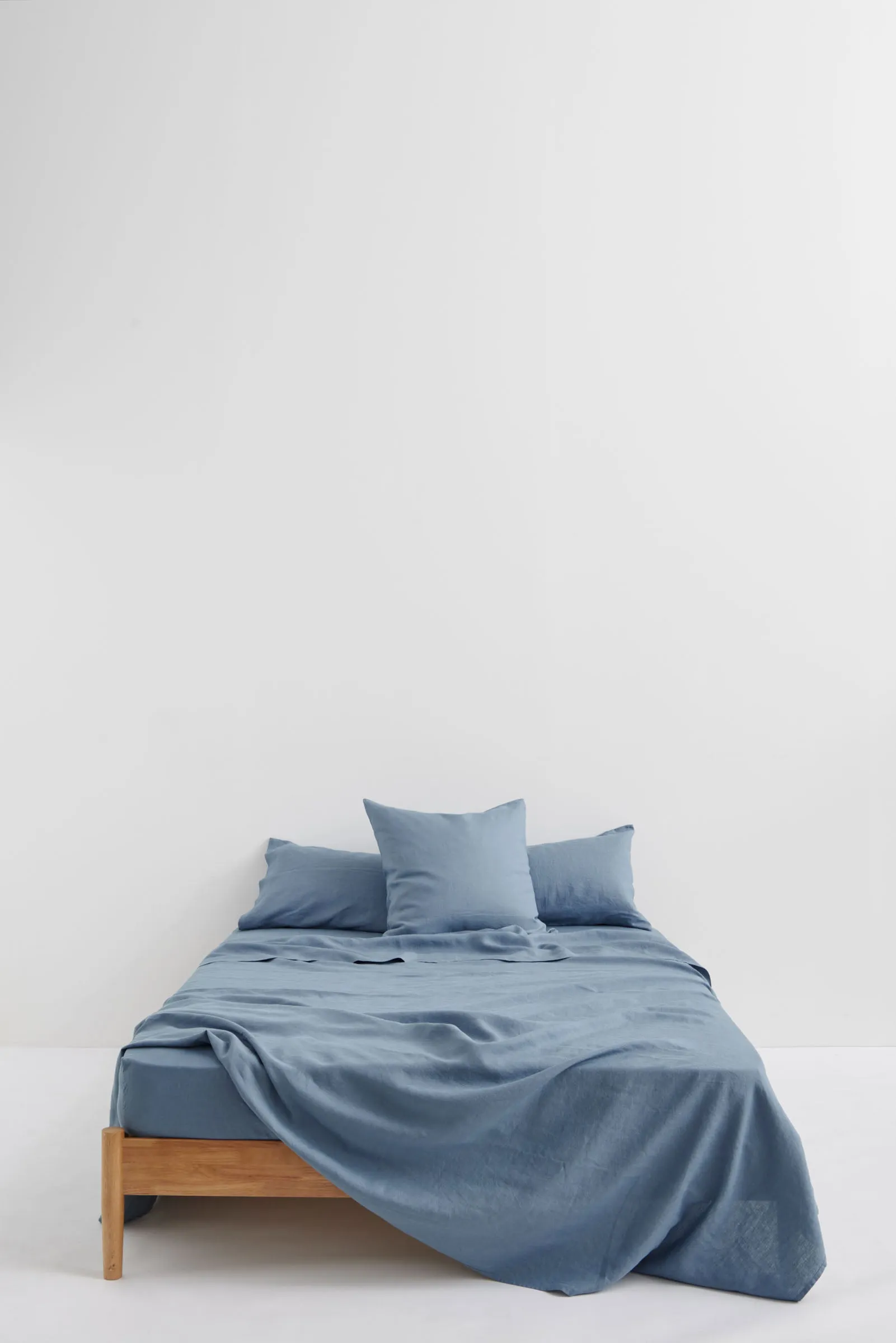 Linen Flat Sheet Ocean