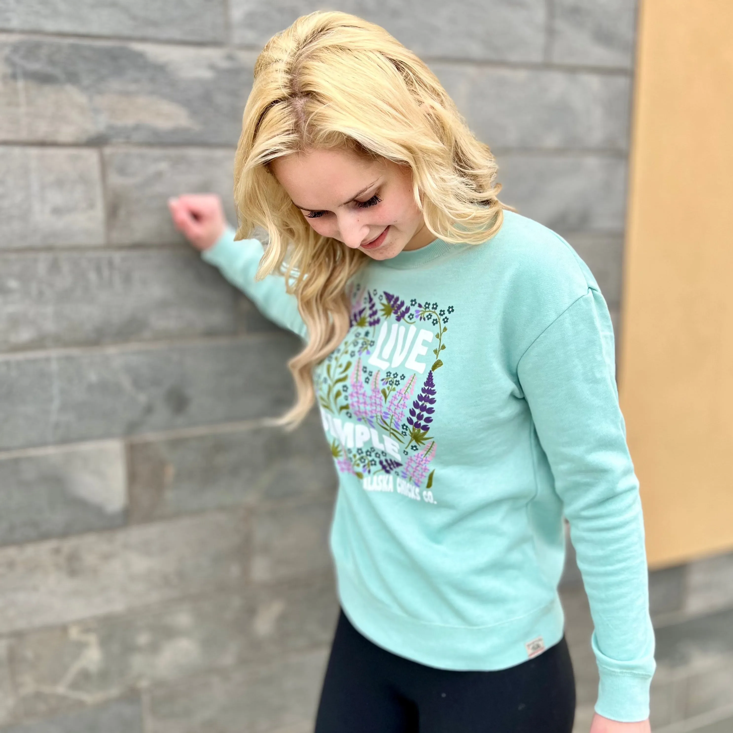 Live Simple Wildflower Crewneck